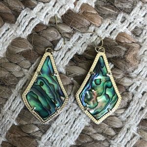 Kendra Scott Abalone Shell Earrings